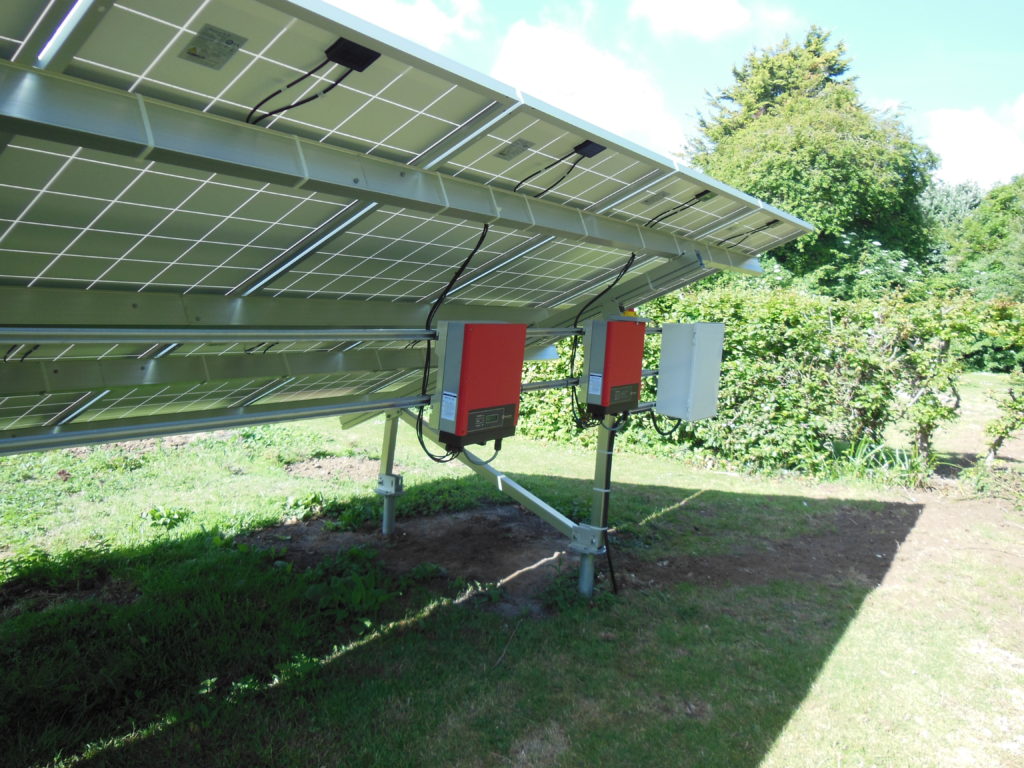 Solar PV panel array Dover, Kent